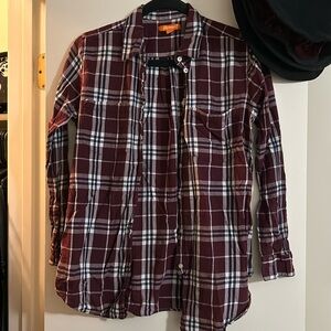 Maroon Plaid Flannel